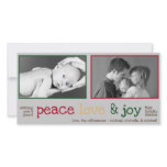 Rustic Christmas Photocards (Light Gray) Photo Cards