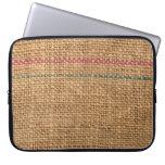 Rustic Coffee Bag Material Computer Sleeve