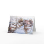 Rustic Country Barn Notecard