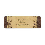 Rustic Country Barn Wood Beauty Custom Return Address Labels