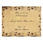 Rustic Country Barn Wood Beauty Save the Date Custom Announcements