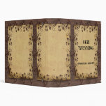 Rustic Country Barn Wood Beauty Wedding Album Vinyl Binder