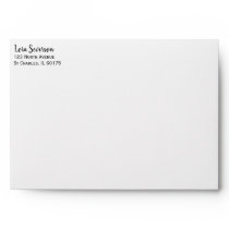 Rustic Country Barn Wood Envelope