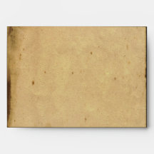 Rustic Country Barn Wood Wedding Envelope