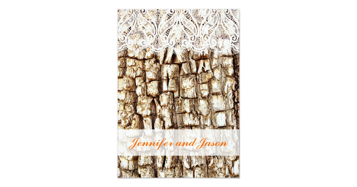Rustic Country Camo Orange Bow Wedding Invitations Zazzle