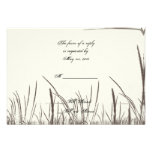 Rustic Country Grasslands Response Card Custom Announcements