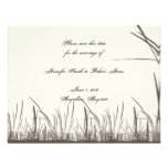 Rustic Country Grasslands Save the Date Personalized Announcements