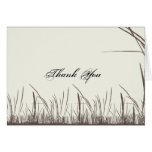 Rustic Country Grasslands Thank You Cards