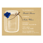 rustic country mason jar Bridal Shower Invitation invitations
