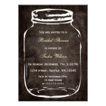 rustic country mason jar Bridal Shower Invitation invitations