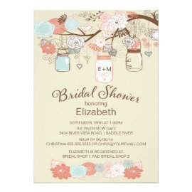 country bridal shower invitations