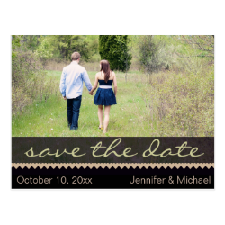 Rustic Country Vintage Save the Date Postcards
