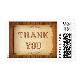 Western Thank You Cards, Western Thank You Card Templates, Postage ...