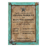 Rustic Country Western Wedding Invitation