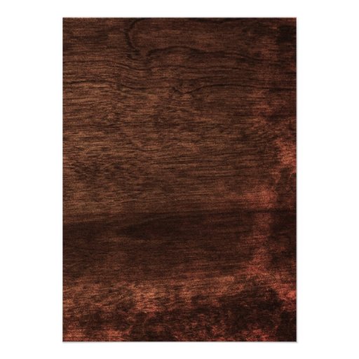 Rustic Country Wood Lace Wedding Invitations