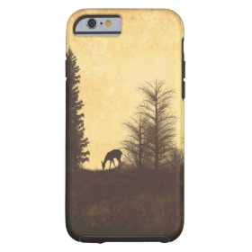 Rustic Deer in Trees Nature iPhone 6 Case