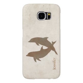 Rustic Dolphins Beach Wedding Samsung Galaxy S6 Cases