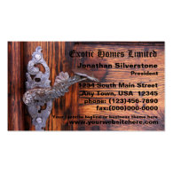 Rustic Door Business Cards