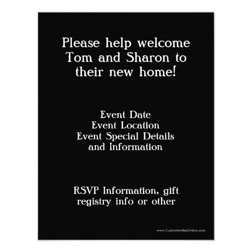 Rustic Door Housewarming Party Invitation
