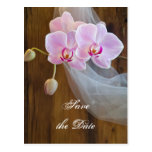 Rustic Elegance Country Wedding Save the Date Post Card