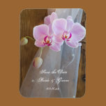 Rustic Elegance Country Wedding Save the Date premium magnets
