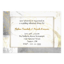 Rustic Elegance Rehearsal Dinner Invitation