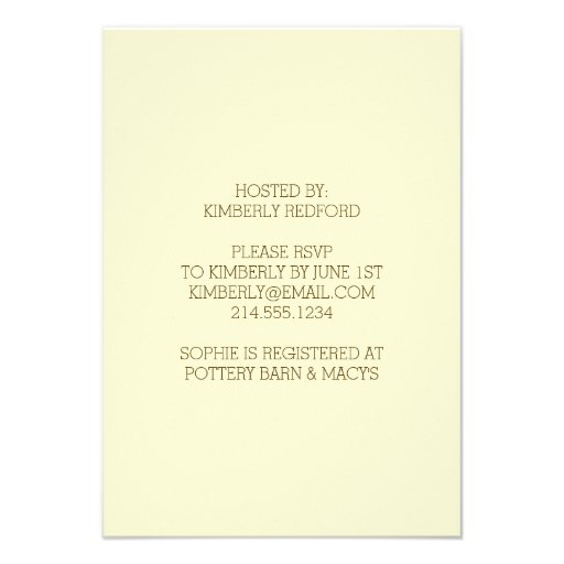 Rustic Floral Bridal Shower Invitations