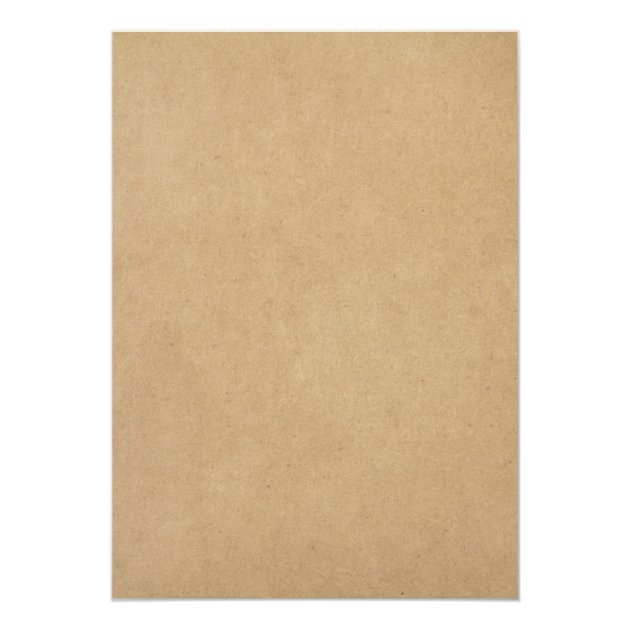 Rustic Floral Frame Kraft | Retirement Party Card