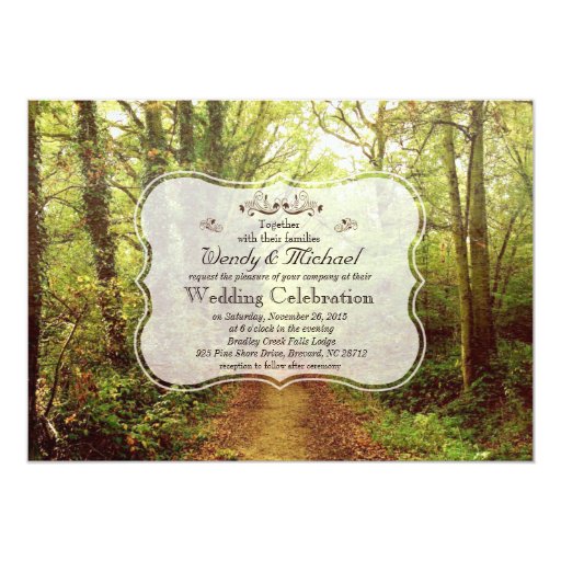 wedding invitations woodland rustic forest woodland wedding invitation zazzle wedding invitations woodland rustic forest woodland wedding invitation zazzle