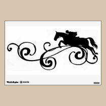 Rustic Galloping Andalusian Horse wall decals
