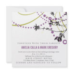 Rustic Garden Wedding Invitation in Spring