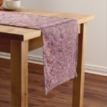 Rustic Geology Pink Rock Texture Medium Table Runner