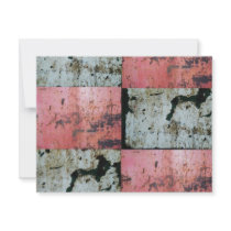 Rustic Grunge Blocks invitations by VampOut Rustic Grunge Blocks invitations