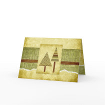 Rustic Holiday Note Card