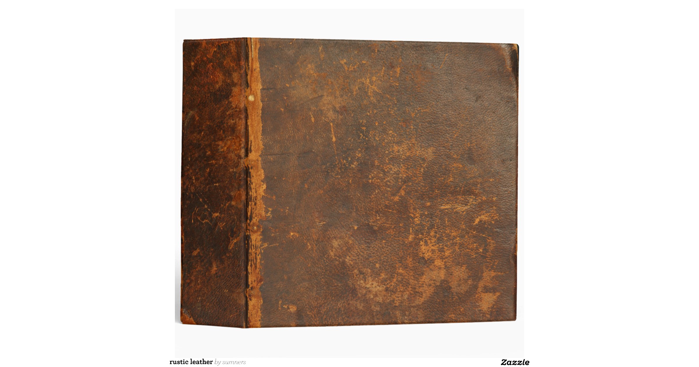 rustic leather 3 ring binders Zazzle