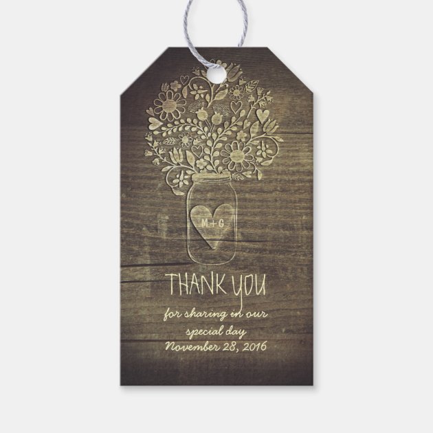 Gold Thank You Tag Gift Tags Wedding Thank You Tags Wedding 