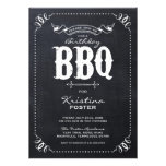 RUSTIC MODERN CHALKBOARD BIRTHDAY PARTY BBQ invitations