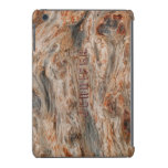Rustic Natural Wood And Metallic Look 2 iPad Mini Covers