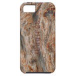 Rustic Natural Wood And Metallic Look 2 iPhone 5/5S Cover