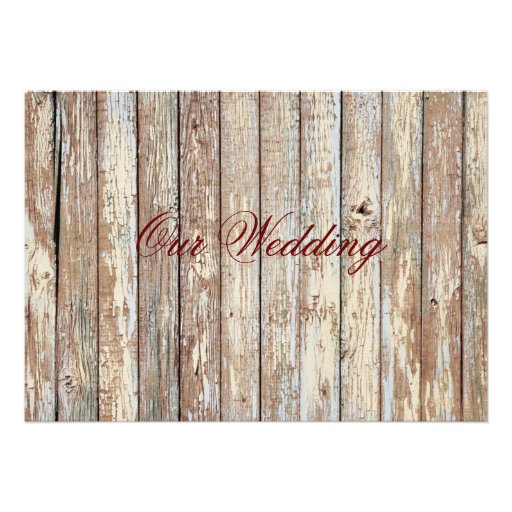 Rustic Pink Rose Turquoise Burlap Wedding Invite