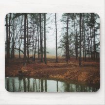 Rustic Pond Mouse Pads