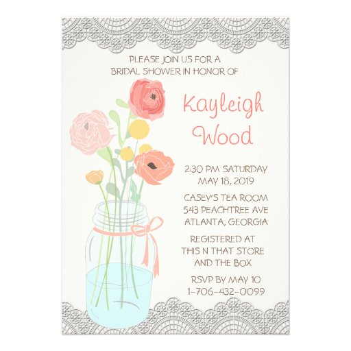 Rustic Posh in Coral Cards