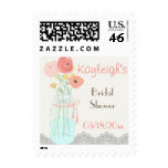 Rustic Posh in Coral stamps
