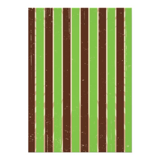 Rustic Poster: Apple Green Custom Wedding Announcement