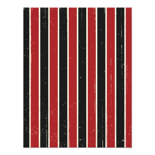 Rustic Poster: Red & Black Reception Only Invitation