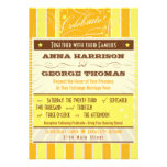 Rustic Poster: Tropical Sun Custom Wedding Custom Invitation