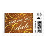 Rustic Poster: Tropical Sun Vintage Save the Date Stamp