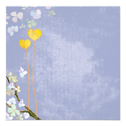 Rustic Powder Blue Wedding Anniversary Invitations