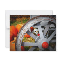 Rustic Pumpkins invitations