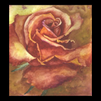"Rustic Rose" print by Karen Chatham